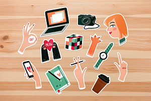 SUSAN Girlish Stickerpack