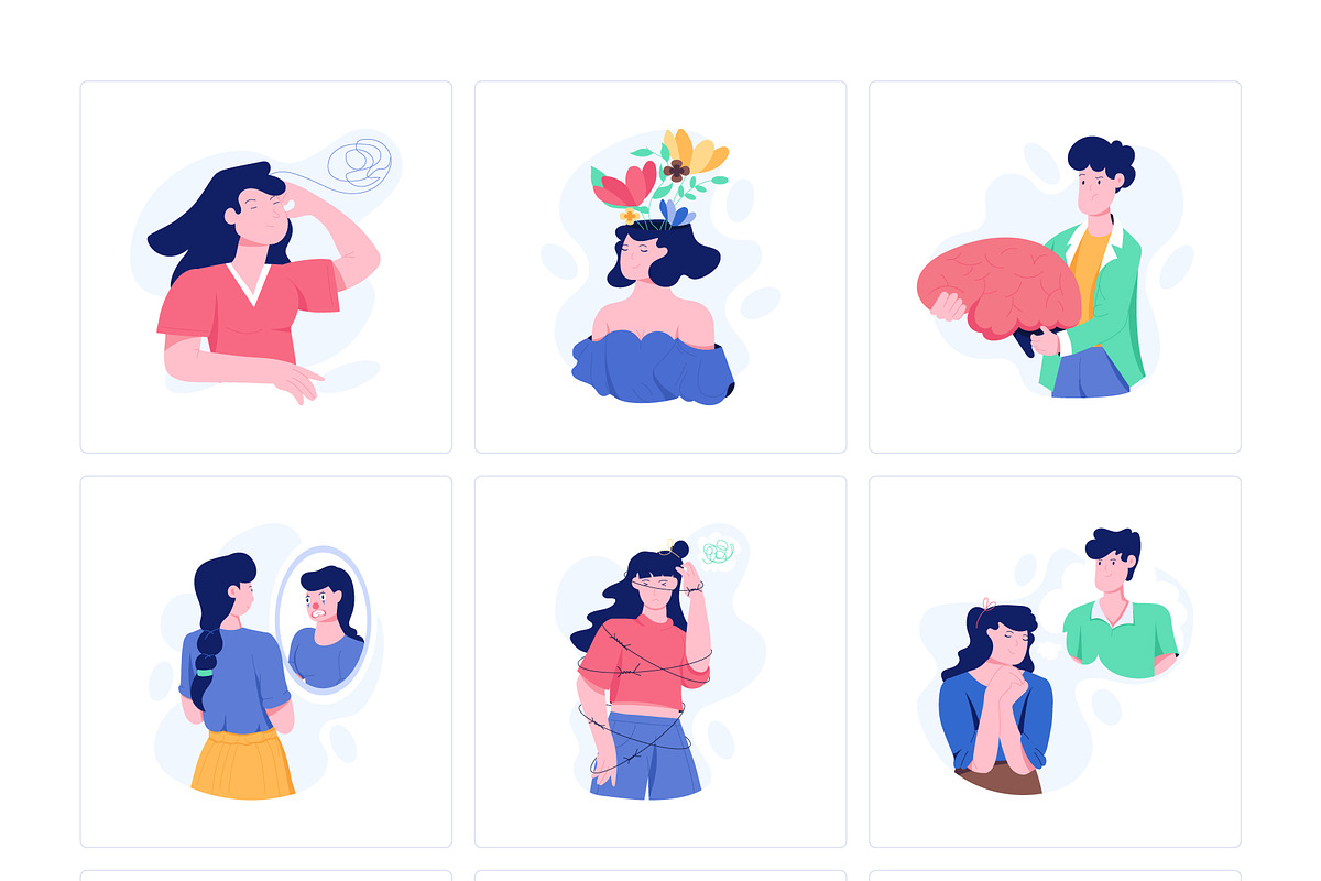 35 Thinking Illustrations, a Person Illustration by Prosymbols (Photo 5 of 8)