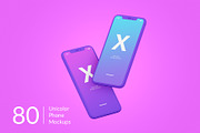 Phone Screen Mockup Pack, an iPhone Mockup by Mockup Supper (Thumbnail 1 of 22)