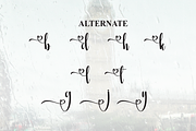 Rainday | Script Font, a Handwritten Font by Scratchones (Thumbnail 8 of 9)