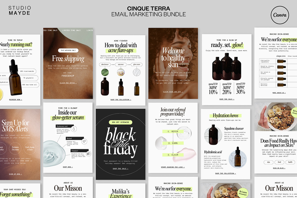 CINQUE TERRA | Email Template Bundle, an Email Template by Studio Mayde (Photo 1 of 8)