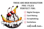 Watercolor Ice Cream PNG Clipart, a Seasonal Illustration by OK Design (Thumbnail 6 of 6)