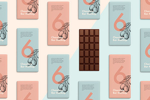 Chocolate Bar Mockup Bundle