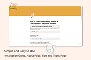 Reading Journal Literary Notion Hub, an App Template by Little Creative Scribbles (Thumbnail 3 of 8)