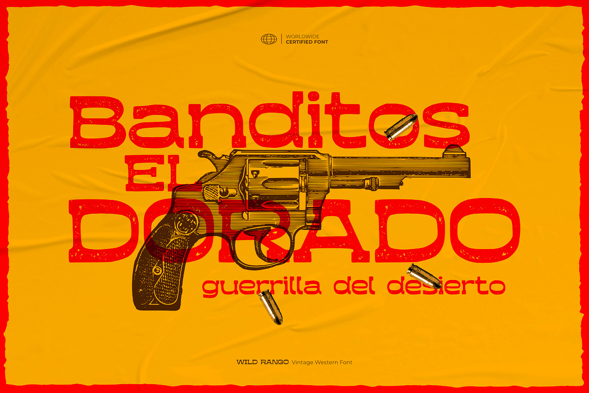Wild Rango - Vintage Western Font, a Slab Serif Font by ikiiko (Photo 4 of 7)