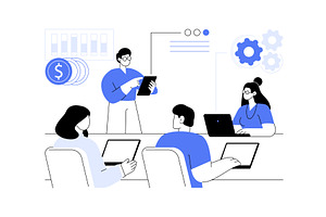 Project implementation isolated, a Person Illustration by Visual Generation