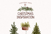 Christmas Inspiration Watercolor set, a Seasonal Illustration by Yakovleva Margarita (Thumbnail 14 of 19)