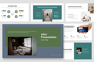 Advr : Hostel Deck Google Slides, a Presentation Template by Punkl Camp