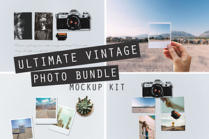 ULTIMATE VINTAGE PHOTO MOCKUP BUNDLE