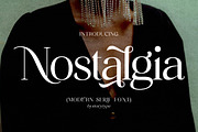 Nostalgia Modern Serif Font, a Serif Font by Storytype Studio (Thumbnail 4 of 17)