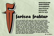 Farisea Fraktur -2 fonts-, a Blackletter Font by deFharo (Thumbnail 4 of 5)