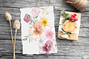 Watercolor Rustic Flowers, an Illustration by Chus Moreno Studio (Thumbnail 5 of 6)