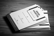 Clean Royal Individual Business Card, a Business Card Template by bouncy (Thumbnail 1 of 3)