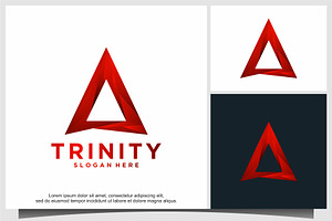 trinity Triangle Logo Template