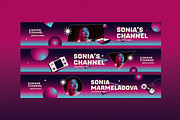 80s Gradient Gamers Youtube Channel, a Social Media Template by Guuver (Thumbnail 2 of 2)