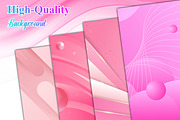 Pink Abstract Background, a Texture Illustration by Digital Studio (Thumbnail 4 of 7)