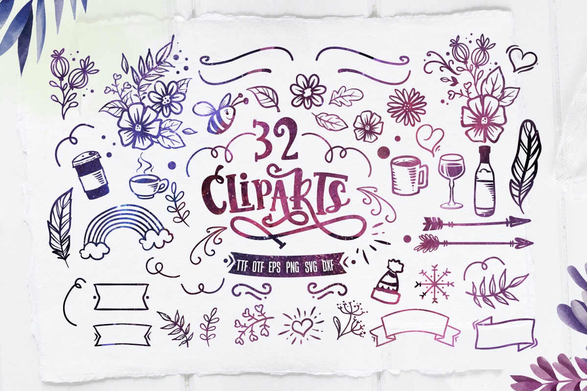 Sorinka Fun Font and extras preview 2