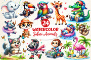 Quirky Safari Animals Clipart, an Illustration by Dream Creation (Thumbnail 1 of 5)