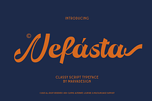 Nefasta - Classy Script Typeface
