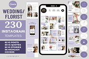 Purple Wedding/Florist Instagram, a Social Media Template by LushBury (Thumbnail 1 of 9)