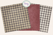 Country Gingham Scrapbook Papers, a Pattern Graphic by Lavender Mint Graphics (Thumbnail 3 of 5)