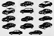 Car Silhouette SVG, a Transportation Illustration by newminddesign (Thumbnail 1 of 5)