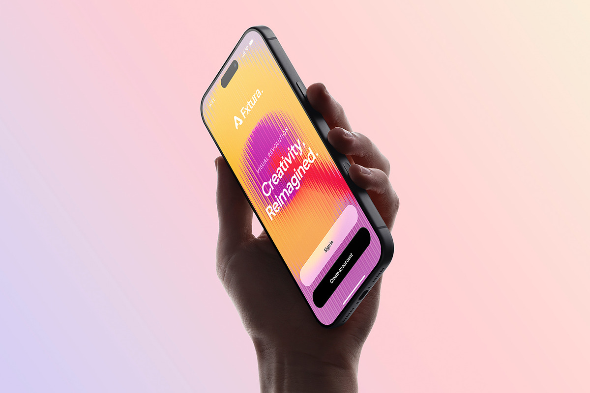 24 iPhone 17 Pro in Hand Mockups, an iPhone Mockup by Asylab (Photo 56 of 107)
