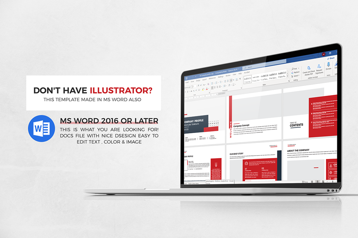 A5 Company Profile, Canva, Docx, PPT, a Brochure Template by Template Zone (Photo 7 of 12)