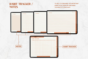 Digital Planner With Stickers,Covers