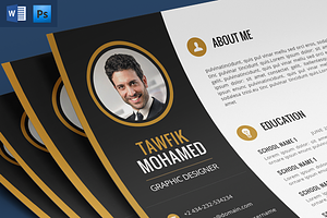Cv+Portfolio+Coverletter (Psd+Word)