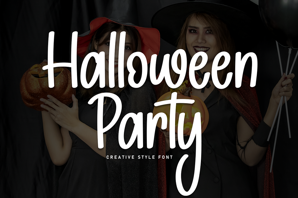 Hallowen Party | Script Font, a Script Font by Scratchones (Photo 1 of 8)