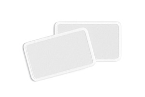 Stack White Rectangle Patch 3D Model