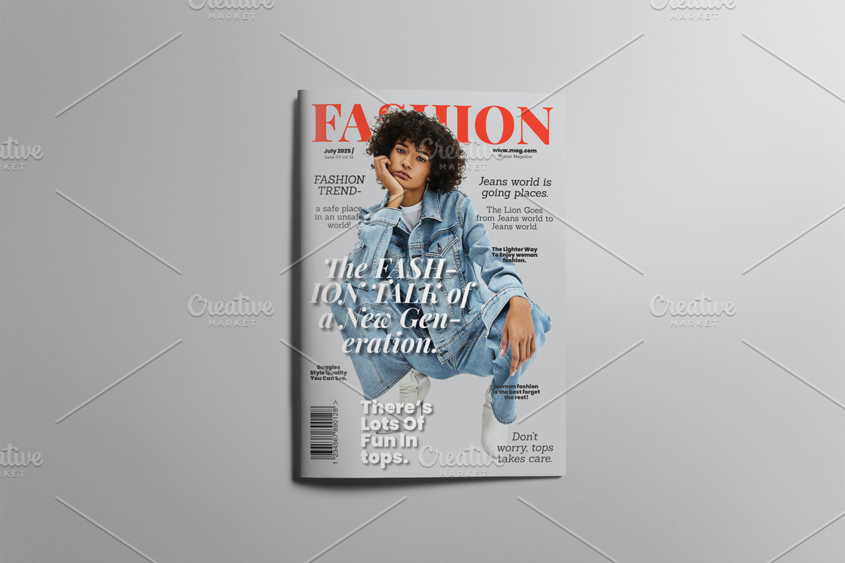 The Best Fashion Magazne Layout, a Magazine Template by Swayang (Photo 2 of 23)