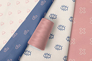 13 Hand Drawn Patterns, a Pattern Graphic by CuteDreamyDesign (Thumbnail 6 of 7)
