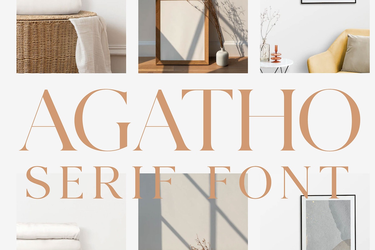 Agatho Serif Font, a Serif Font by Andfonts (Photo 1 of 11)