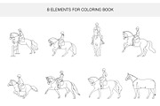 EQUESTRIAN LOVER GRAPHICS, an Animal Illustration by Naurider (Thumbnail 2 of 2)