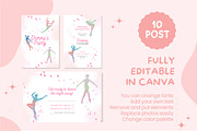 Dance Party Invitation Canva, a Design Template by TemplateCastleStore (Thumbnail 4 of 4)