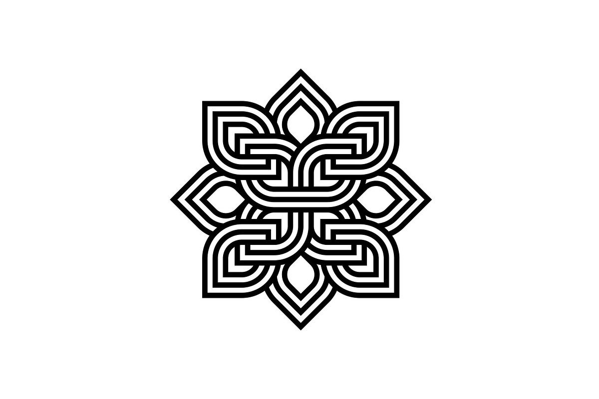 Flower Line Art Logo, a Branding & Logo Template by Buqancreative (Photo 4 of 4)