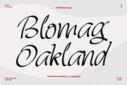 Blomag Oakland Elegantly Font, a Handwritten Font by Black Junst (Thumbnail 1 of 13)
