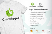 Green Apple logo, a Branding & Logo Template by vectorlogos89 (Thumbnail 2 of 2)
