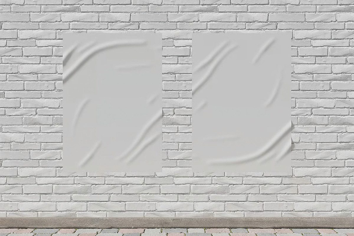 Urban Glued Poster Mockup, an Advertising Mockup by skybluecreative (Photo 3 of 3)