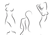 Sexy Woman Body Silhouette. Female Nude Graphic by vectortatu · Creative  Fabrica