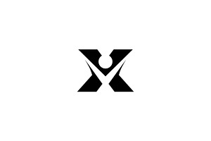 X man logo, a Branding & Logo Template by ZHR Creative