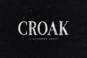 Croak Typeface, a Serif Font by Tugcu Design Co. (Thumbnail 1 of 5)