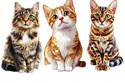 Watercolor Cat Breeds – Volume 1, an Animal Illustration by PrintHaven Designs (Thumbnail 7 of 10)