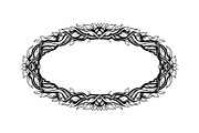 Nature Wreath Frame Vector Bundle, an Illustration by jahid234 (Thumbnail 39 of 51)