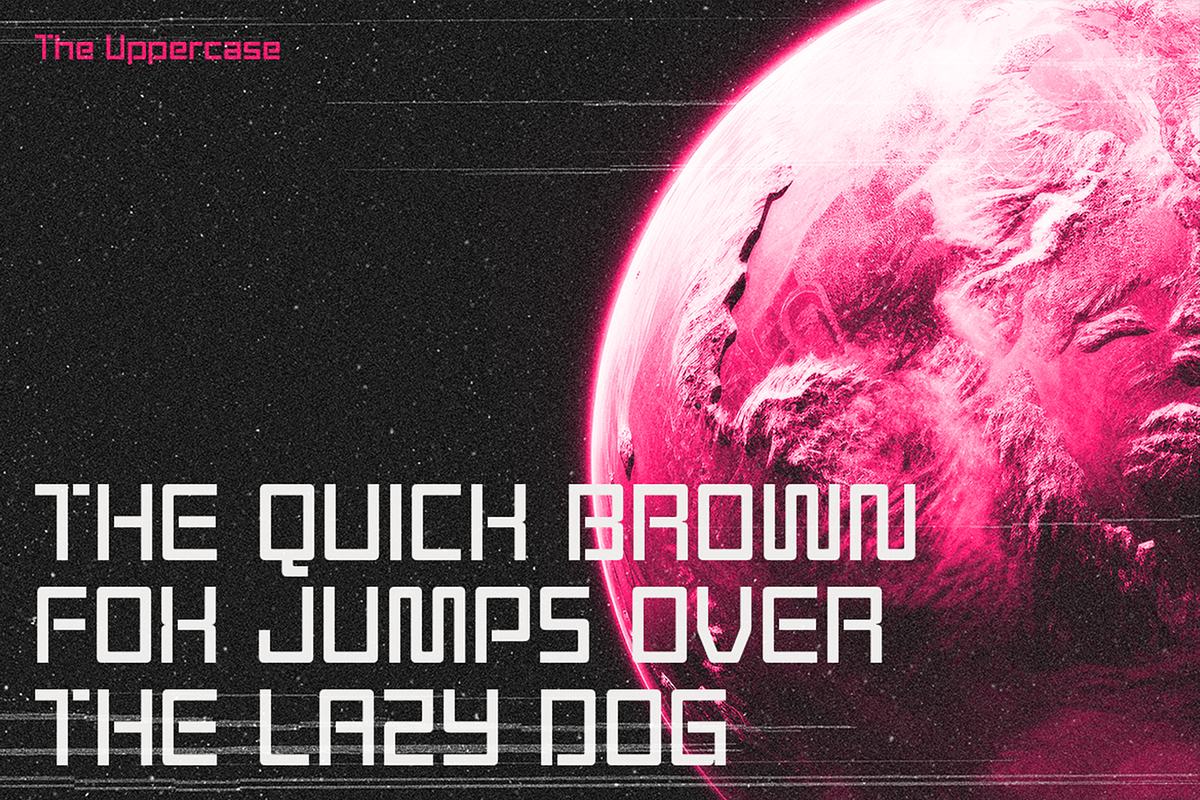 Nutgrade - Futuristic Techno Fonts, a Sans Serif Font by Konstantine Studio (Photo 2 of 4)