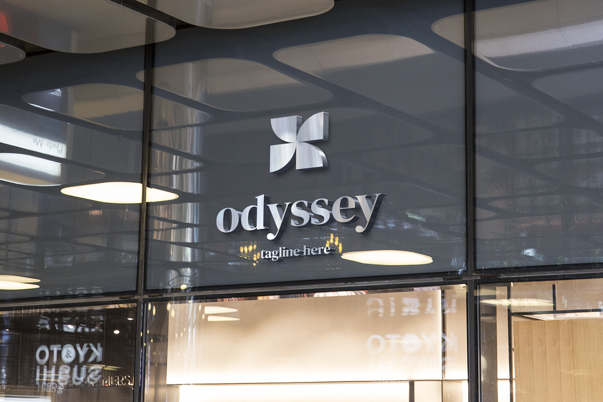 Odyssey Geometric Minimal Logo, a Branding & Logo Template by Dipak Dheer (Photo 6 of 6)
