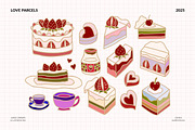 LOVE PARCELS Romantic Illustrations, an Object Graphic by Artflorara (Thumbnail 6 of 13)