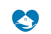 Simple heart, hand and house, an Object Illustration by LogosDen (Thumbnail 3 of 3)